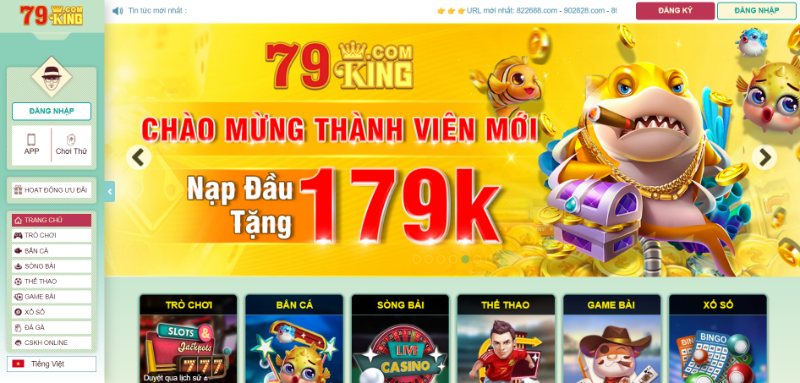 79KING Nhà cái cá cược đỉnh cao hàng đầu cho bet thủ 1 Top Link Tài Xỉu Online Uy Tín Nhất 2025 Cho Tân Thủ Lịch Sử Hình Thành Nhà Cái 79King
