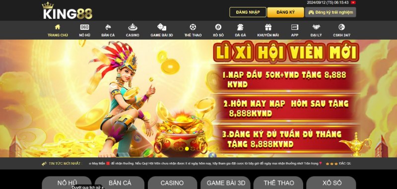 KING88 Điểm đến lý tưởng an toàn dành cho cược thủ 2 Top Link Tài Xỉu Online Uy Tín Nhất 2025 Cho Tân Thủ King88 Nhà Cái An Ninh Tốt Bậc Nhất
