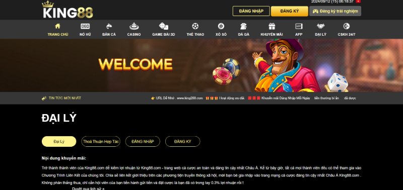 KING88 Điểm đến lý tưởng an toàn dành cho cược thủ 7 Top Link Tài Xỉu Online Uy Tín Nhất 2025 Cho Tân Thủ Tìm Hiểu Lợi Ích Của Đại Lý Nhà Cái King88