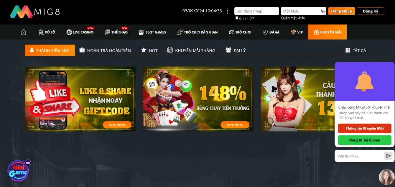 MIG8 Nhà cái độc quyền cá cược hấp dẫn cho bet thủ 2 Top Link Tài Xỉu Online Uy Tín Nhất 2025 Cho Tân Thủ Trải Nghiệm Game Vui Mang Thêm Tiền Về